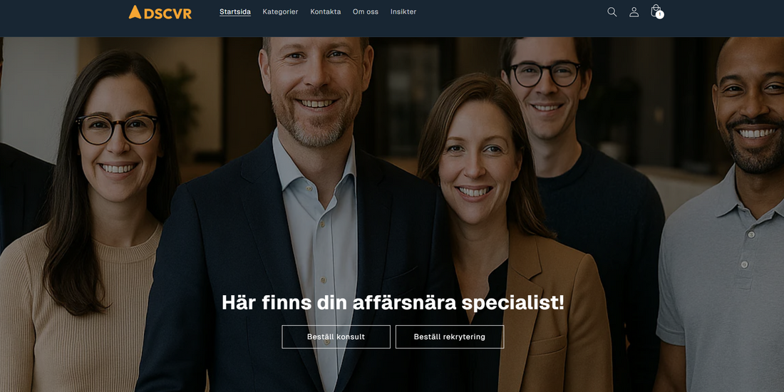 🚀 Vi lanserar DSCVR HR-shop